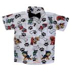 Camisa Infantil Temática Patrulha Canina e Gravata