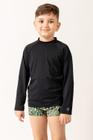 Camisa Infantil UV preto