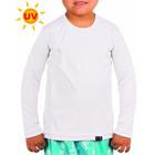 Camisa Infantil Uv50+ Proteção Solar Unissex Manga Longa Praia Piscina Esportes