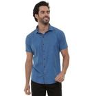 Camisa Jeans Masculina Manga Curta Clara DOCT Camisas