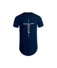 Camisa Jesus Camiseta Longline Estampas Gospel Crista