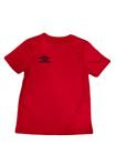 Camisa Juvenil Umbro Our Game Basic - Vermelho+Preto