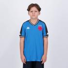 Camisa Kappa Vasco Goleiro 2024 Juvenil Azul