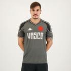 Camisa Kappa Vasco Supporter 2023 Cinza