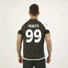 Camisa Kappa Vasco Supporter Basic Preta 99 Vegetti