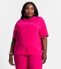 Camisa Linho Strong Feminina Secret Glam Rosa