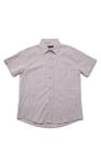 Camisa Listrada de Linho Com Bolso