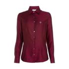 Camisa luxury cetim liso vinho - dudalina 44