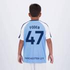 Camisa Manchester City Foden 47 Ultimato Juvenil Azul - Balboa