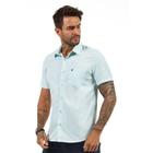 Camisa Manga Curta Docthos Relaxed Fit Tricoline Liso