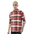 camisa xadrez lumberjack de flanela vermelho com preto - Camisologia