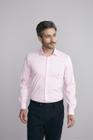 Camisa Manga Longa Fio Tinto Slim Fit - Rosa Claro