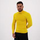 Camisa Masculina Gola Alta Amarela Tamanho P