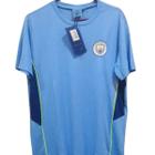 Camisa Masculina Manchester City Premier Balboa Azul Claro