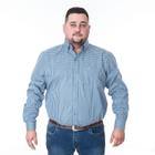 Camisa Masculina Manga Longa Texas Farm - Cal214 - Do Xg Ao G4 - Xadrez