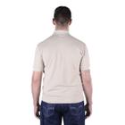 Camisa Masculina Modelo Gola Polo Tecido de Piquet Cor Areia