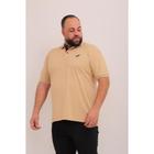 Camisa masculina polo piquet plus size com bordado robles G4/G5 polo clásica