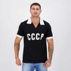 Camisa Masculina Retrô CCCP União Soviética Preta - Playoffs