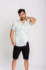 Camisa Masculina Social Favela Chik M/C Estampada Anturio