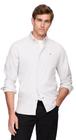 Camisa masculina Tommy Hilfiger, manga comprida, popeline, ajuste regular