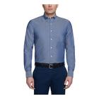 Camisa masculina Tommy Hilfiger, sem ferro, azul escuro sólido