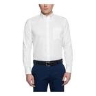 Camisa masculina Tommy Hilfiger, sem ferro, branca sólida, ajuste regular