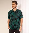 Camisa Masculina Viscose Rovitex Preto