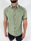 Camisa Masculina Wash Mc Acostamento Verde Matte