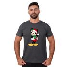 Camisa Mickey Disney Natal Animado Masculina Casual Caimento