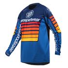 Camisa Motocross ASW Image Relay Azul Off Road Trilha