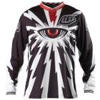 Camisa Motocross Trilha Enduro Troy Lee Cyclops Preta/vermelha