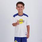 Camisa NBA Los Angeles Lakers Majestic Infantil Branca - Braziline