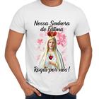 Camisa Nossa Senhora de Fátima Rogai Por Nós! Igreja