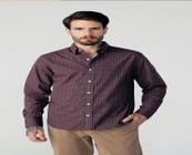 Camisa Oficina Reserva Everyday Microxadrez Bordo