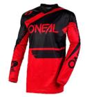 Camisa Oneal Element Camo Preto/Vermelho