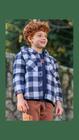 Camisa overshirt com teddy casual xadrez luc.boo