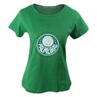 Camisa Palmeiras Feminina Escudo - Sociedade Esportiva Palmeiras - MELTEX