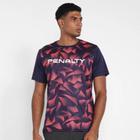 Camisa penalty masculina matrix marinho/coral