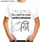 1 Camiseta Bonequinho Flork Meme Horóscopo Capricorniana Signo