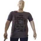 Camisa Plus Sise t shirt estampada 4053 100% algodão masculina