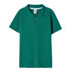 Camisa Polo Básica Infantil Menino Manga Curta Em Piquet Hering Kids 53E6