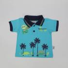 camisa polo bebe masculino dinossauros algodão várias cores e tamanhos