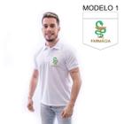 Camisa Polo Bordado Profissão Farmácia