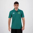 Camisa Polo Chapecoense Viagem 19/20 Umbro Masculina - Verde+Branco - P