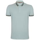 Camisa Polo Dudalina Binada In24 Verde Claro Masculino