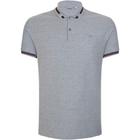 Camisa Polo Dudalina Melange In24 Cinza Mescla Masculino