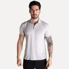 Camisa Polo Ellus Algodão Pima Mirror Cinza