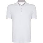 Camisa Polo Individual Lines Ou24 Branco Masculino