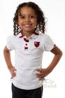 Camisa Polo Infantil Flamengo Feminina Oficial - Revedor