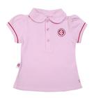 Camisa Polo Infantil Internacional Rosa Oficial - Revedor